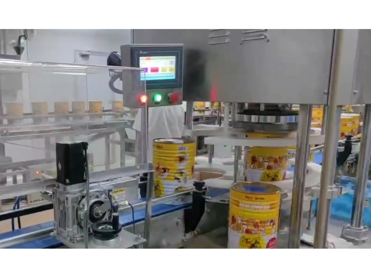 YIJIA Servo-Synchronized Can Overturning Machine