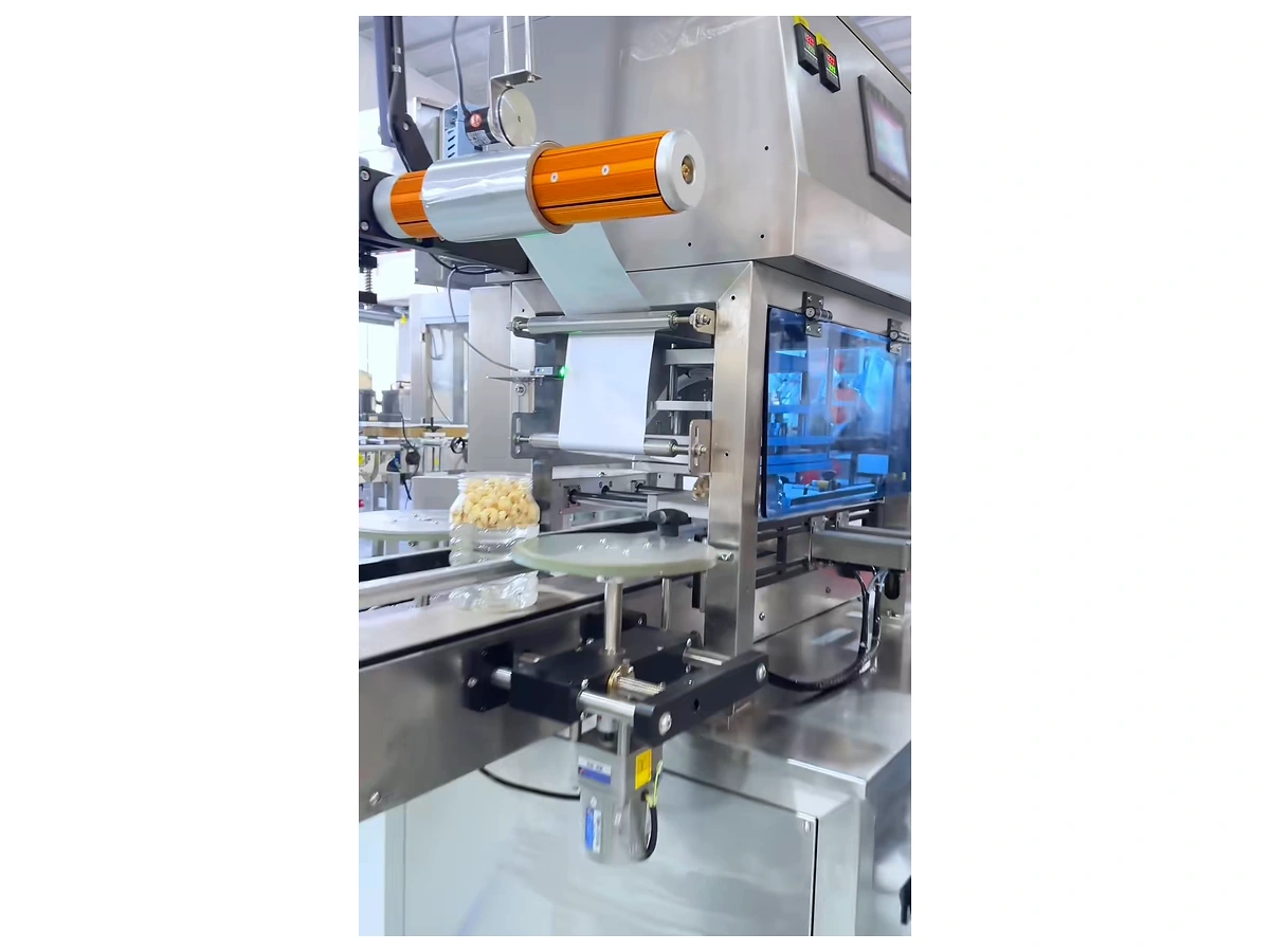 YIJIA Inline Roll-Film Foil Sealing Machine for Bottles and Jars