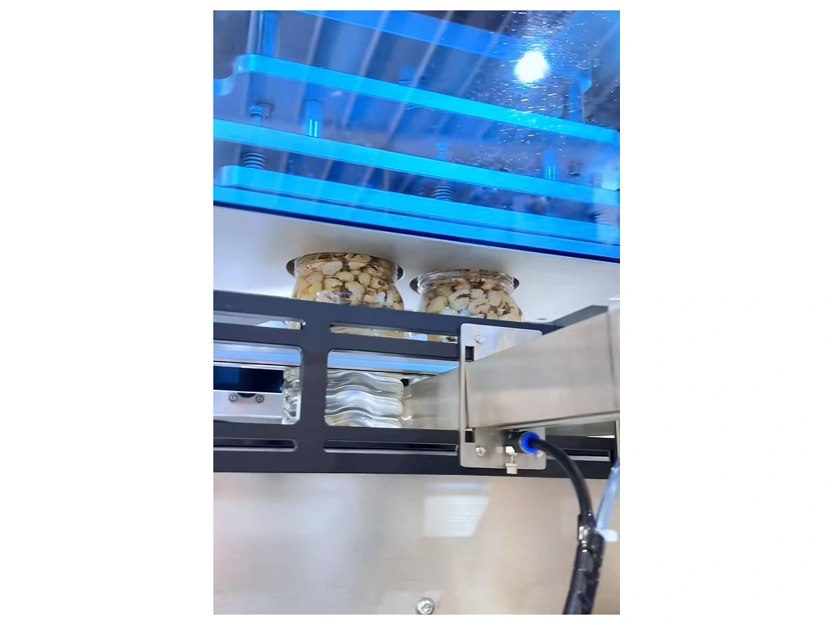 YIJIA Inline Roll-Film Foil Sealing Machine for Bottles and Jars